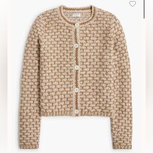 J. Crew Tweed Cardigan Sweater Lady Jacket